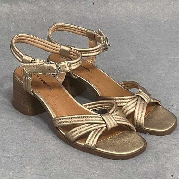Lucky Brand Jolene Gold Sandals - Picture 3 of 15